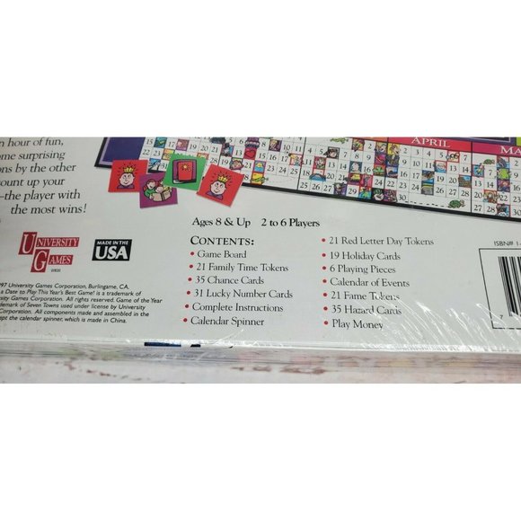 University Games 1997 Game of the Year Fun Family Board Game - NEW/ SEALED - Picture 8 of 9